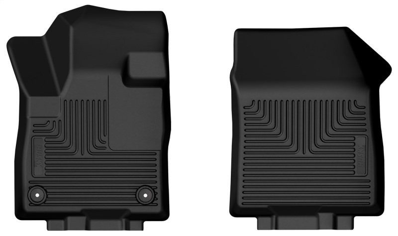 Lincoln Nautilus Front Floor Mats - Husky Liners - Weatherbeater - Black - `24-`27